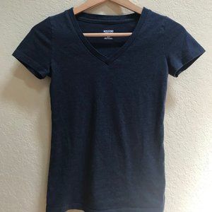 Mossimo Supply Co. Navy V-Neck Top